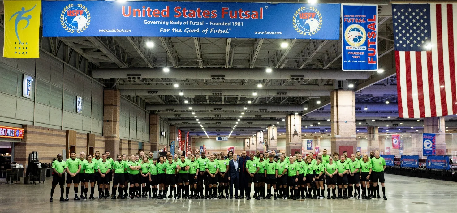 More than 100 Futsal National and International Referees at the U.S. Futsal Northeast Regional Championship